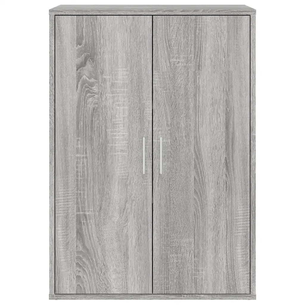 Credenze 2 pz Grigio Sonoma 60x31x84 cm in Legno Multistrato