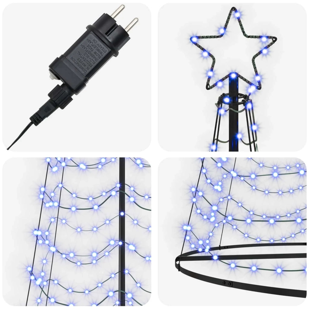 Albero di Natale LED a spirale con base EKENAS 500 cm 868 LED 42056583