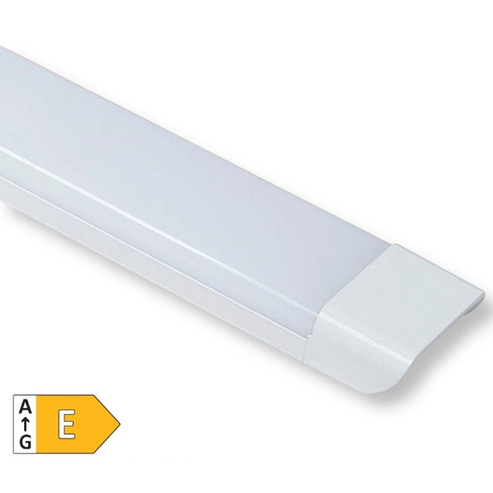 Trade Shop - Plafoniera Lineare Led Slim 40 W 90cm Tecnologia Cct Switch Alta Luminosità Ip20 Pf-90-3c -