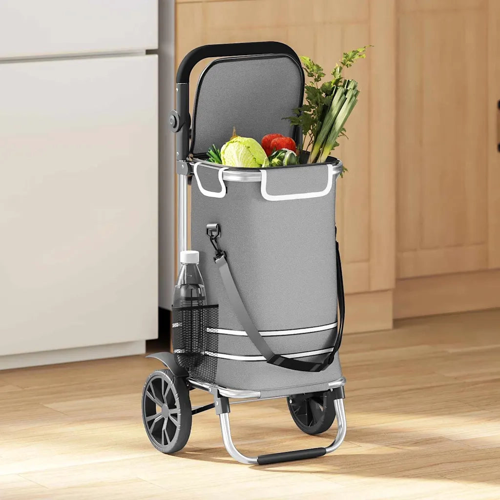 Carrello della spesa Grigio 36,5 x 46,5 x 100,5 cm 42002335