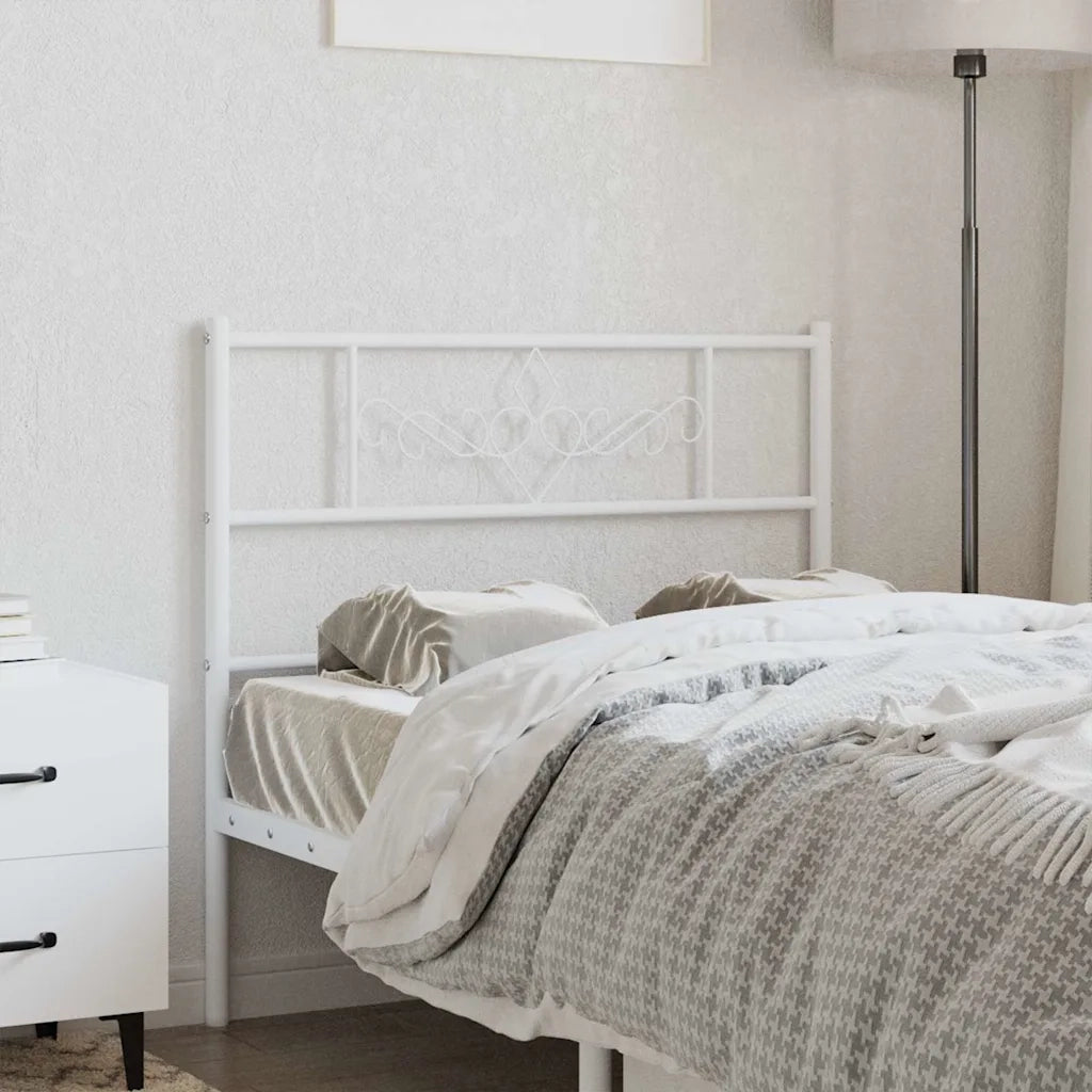 Testiera di Ricambio in Metallo Bianco 75 cm 355342