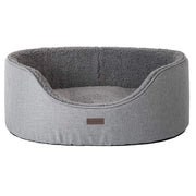Letto per cani cuscino reversibile 70 x 58 x 27 cm grigio 12_0001228