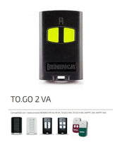 TELECOMANDO RADIOCOMANDO TRASMETTITORE BENINCA TO GO 2 VA ROLLING CODE 9863173