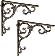 Set di sosteggi per tavolo in ghisa e bronzo