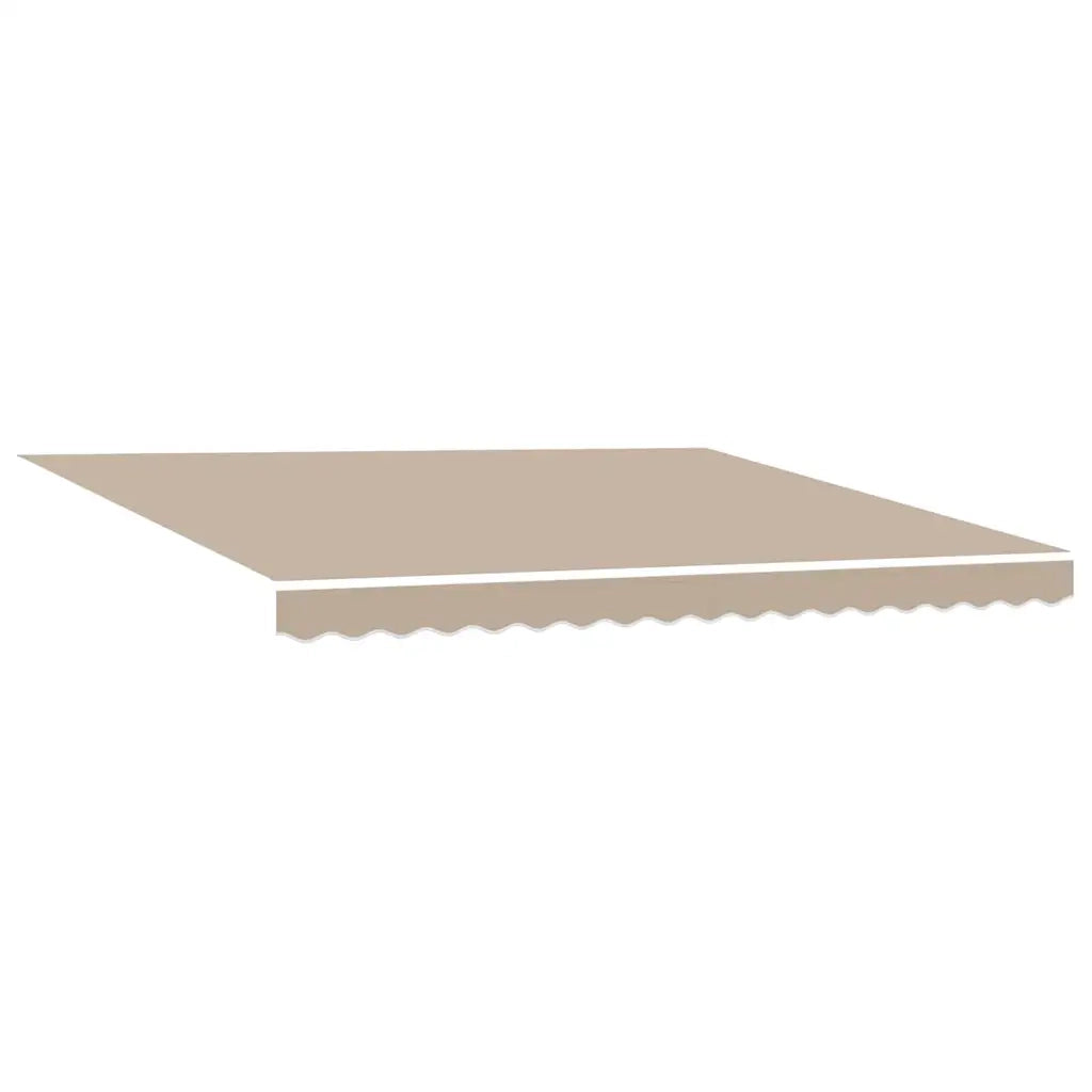Tenda Retrattile Beige 400 × 300 cm Poliestere e Alluminio 3330616