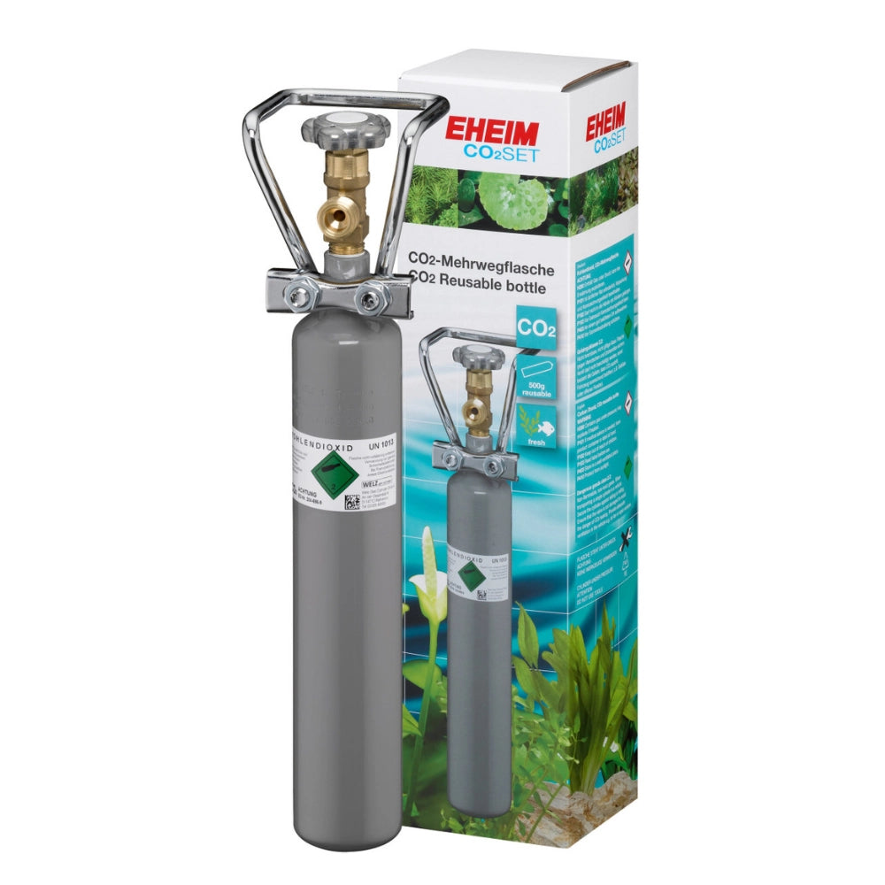 EHEIM Bombola CO2 500g Ricaricabile con supporto a parete