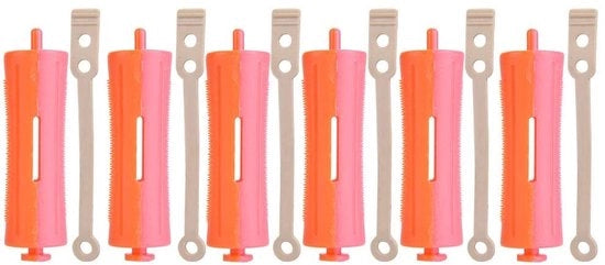 Set di spazzole per capelli con elastico - 8 pezzi - Materiale ABS/Resina - Dimensioni variabili - Adatto per capelli asciutti/umidi - 9 x 2,4 cm