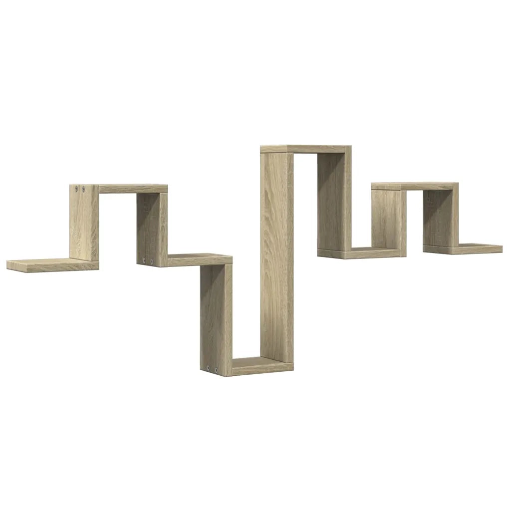 Scaffale a Parete Rovere Sonoma 104,5x10x43cm Legno Multistrato 840725
