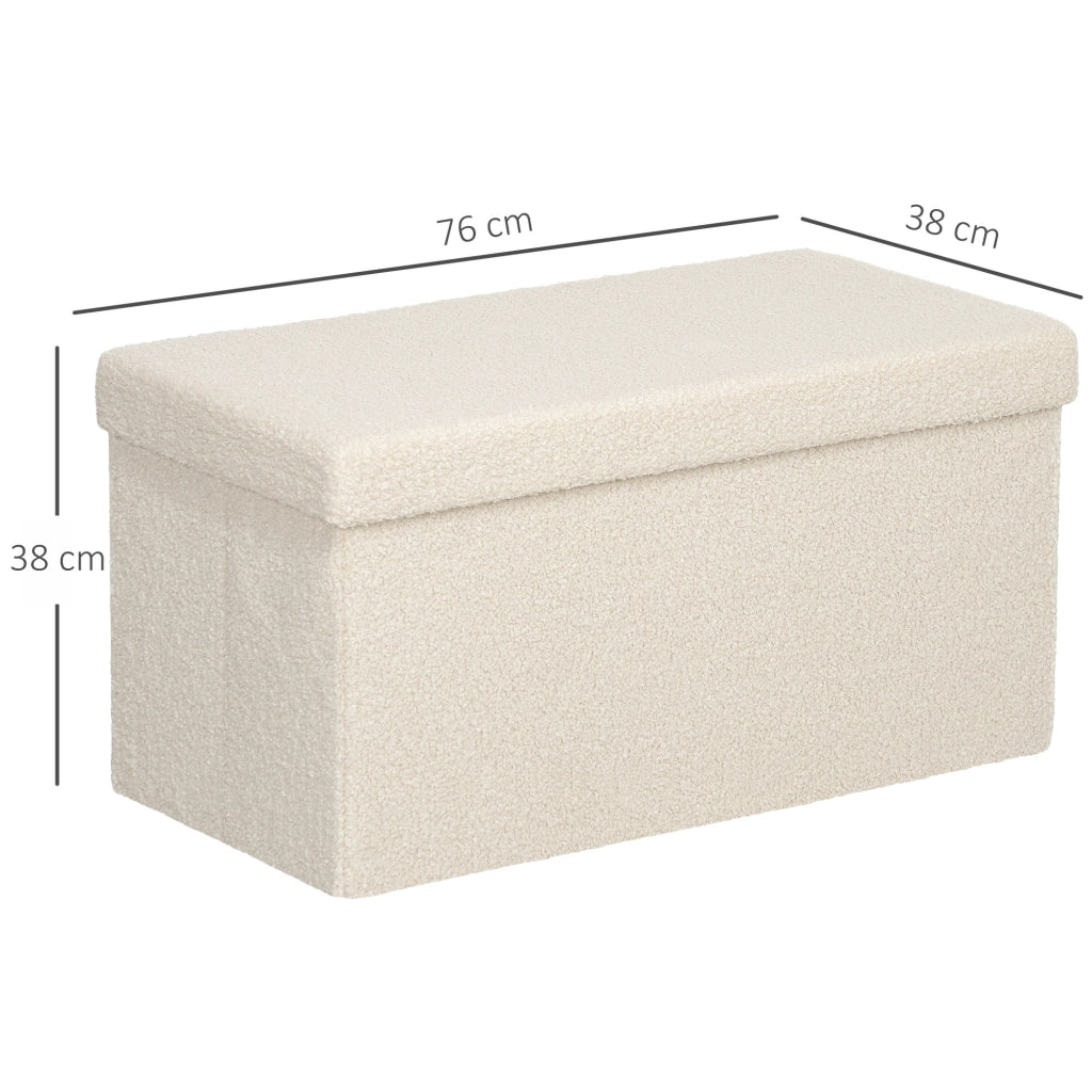 Poltrona con contenitore e coperchio ¨C Minimal ¨C crema