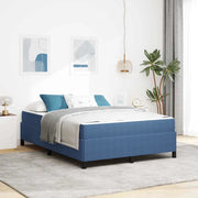 Struttura del letto con materasso-Giroletto Blu 140 x 190 cm Tessuto 854076