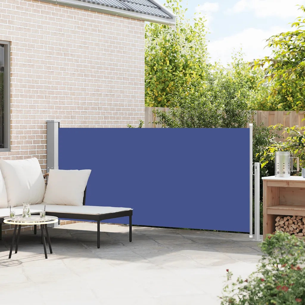 Tenda da Sole Laterale Retrattile-Tenda parasole per balcone 140 x 300 cm Blu
