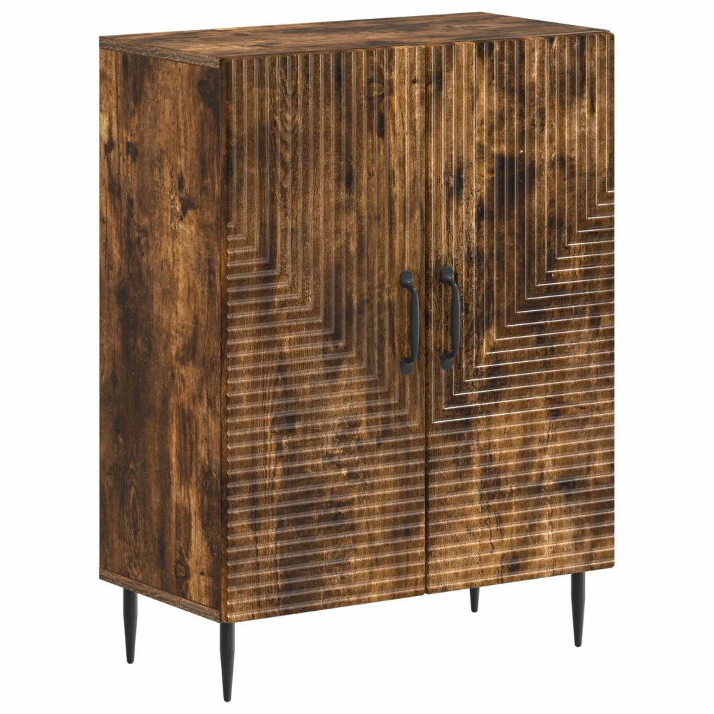 Mobiletto da Bagno HAARLEM Rovere Fumo 59,5 x 31 x 80 cm 896840