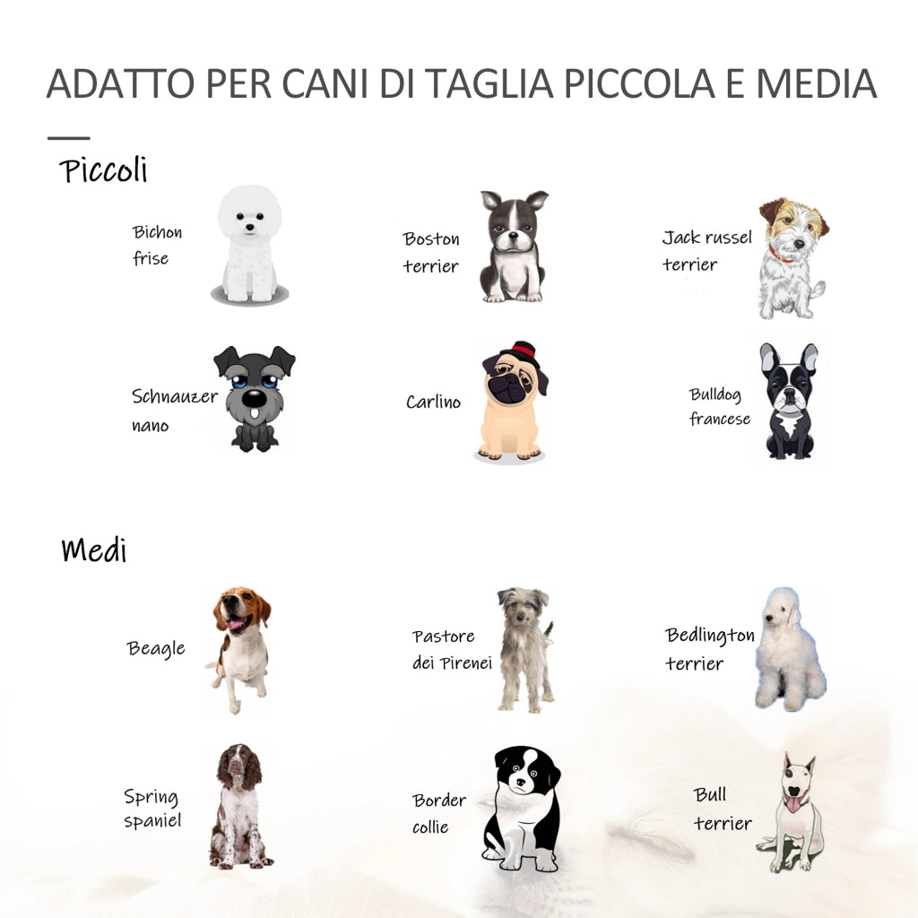 Recinto per Cani Pieghevole in Legno e Acciaio - Xylo - 6 Pannelli, 432x36x70cm