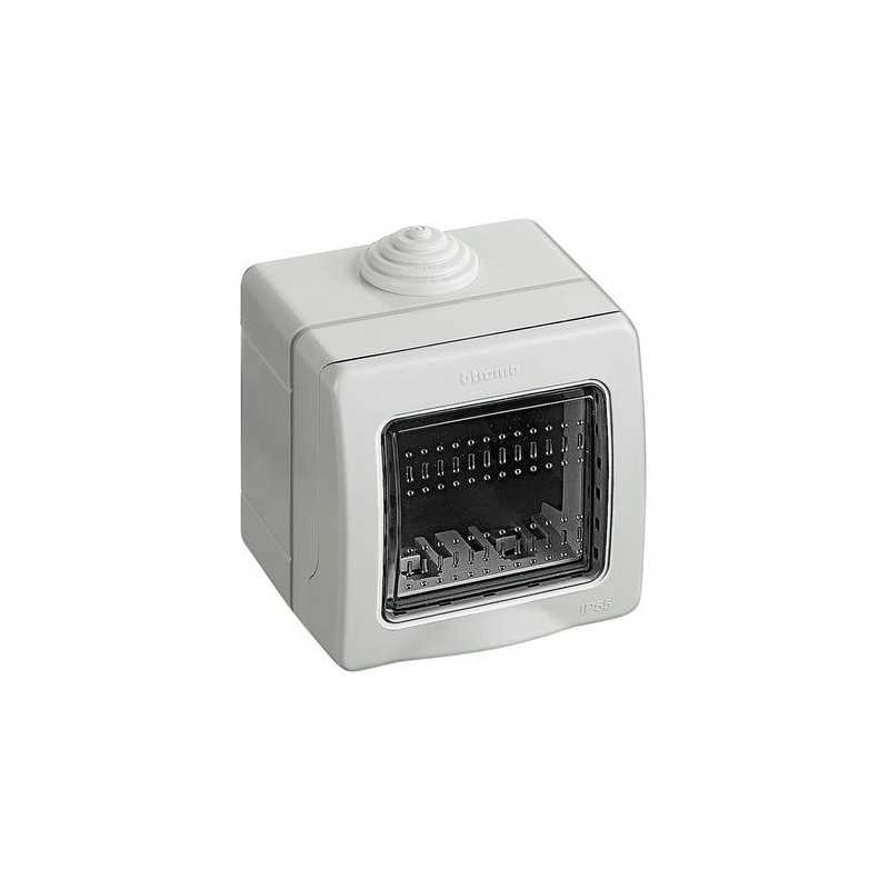 25502 Custodia IP55 2 Moduli Matix Grigio