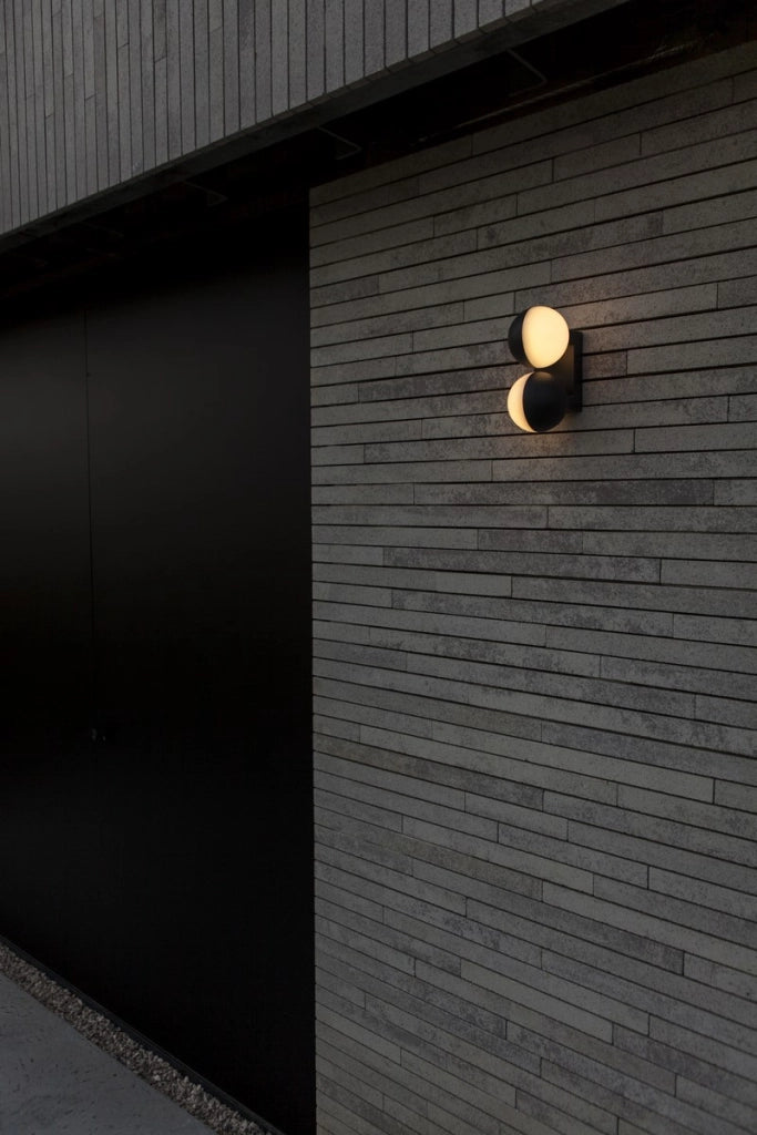 Applique esterna LOOMA LED doppia sfera IP54 Lutec