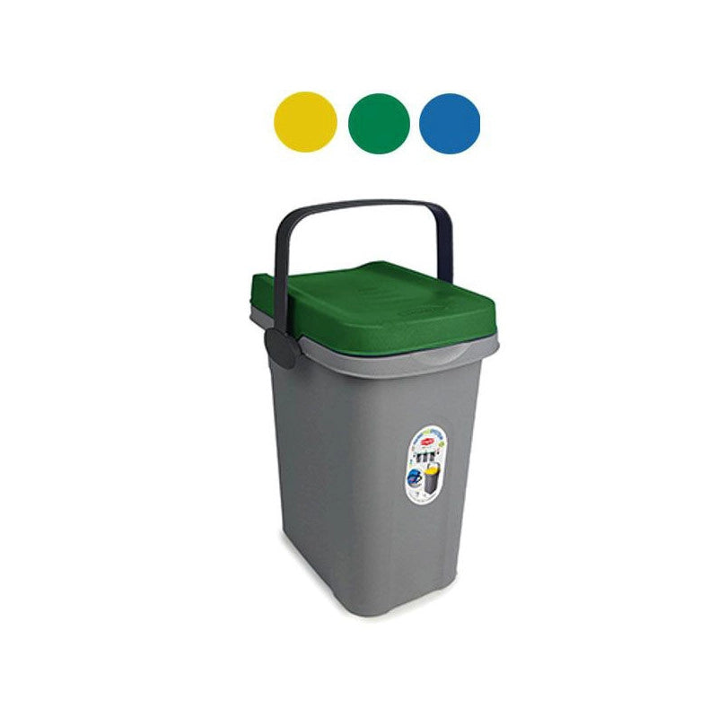 Pattumiera Home Eco System Gr/Giallo L 7 Stefanpl