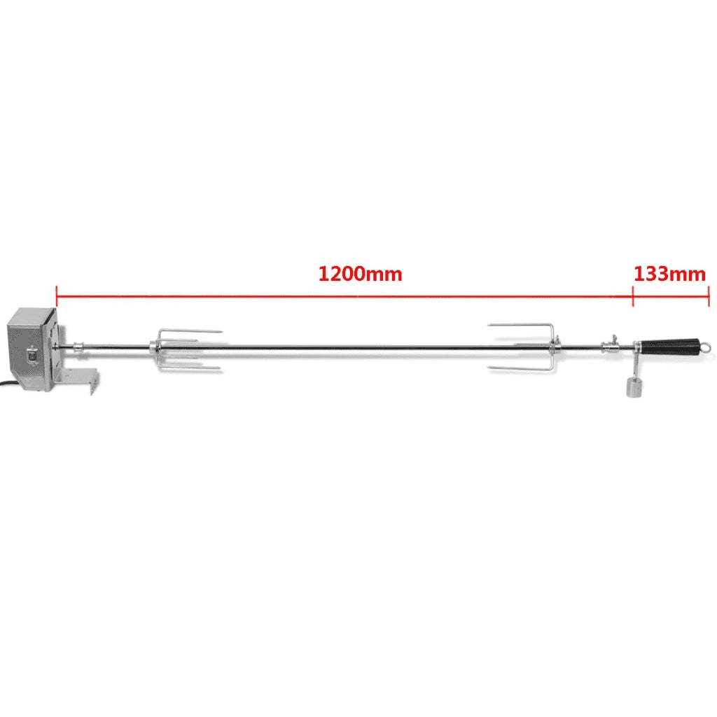 Spiedo professionale con motore in acciaio 1200 mm CFW8867227