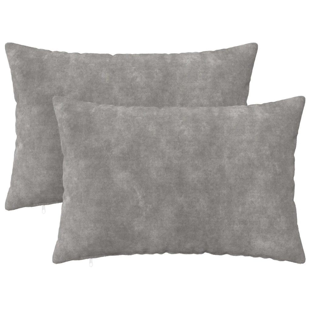 Federa 2 pcs HEERLEN Grigio Chiaro 40 x 60 cm 909275