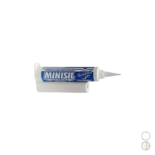 SILICONE ACETICO MINISIL + SPINGITORE- Trasparente- CAMON- pezzi 1