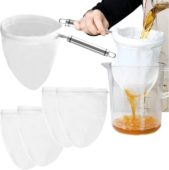 Sacchetti a Sostegno in Nylon con Filtro Standard per Cucina e Bevande