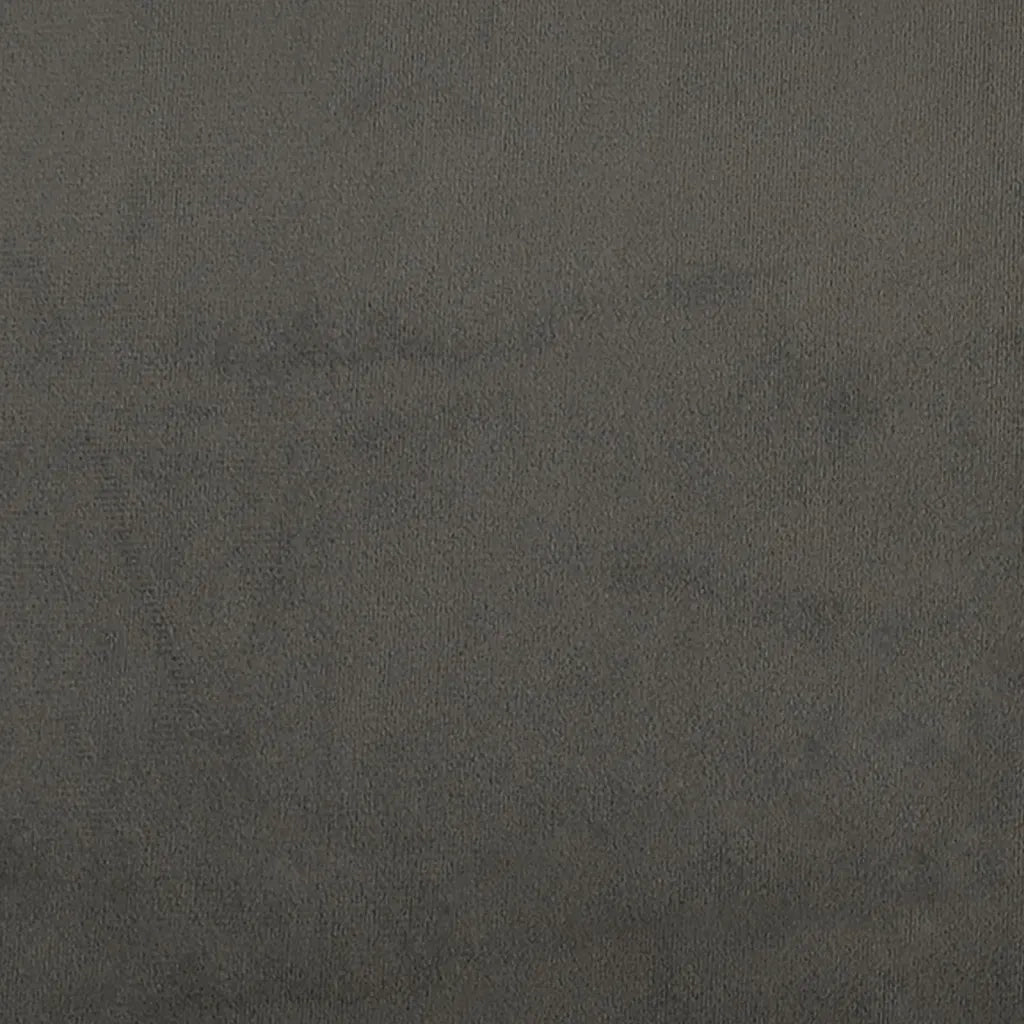 Materasso a Molle-Materasso per letto Grigio Scuro 90x190x20 cm in Velluto