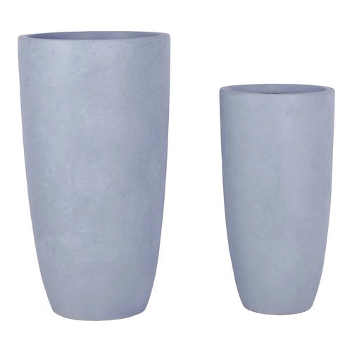 Set vasi piante amicasa 016112 (32, 41 cm) grigio