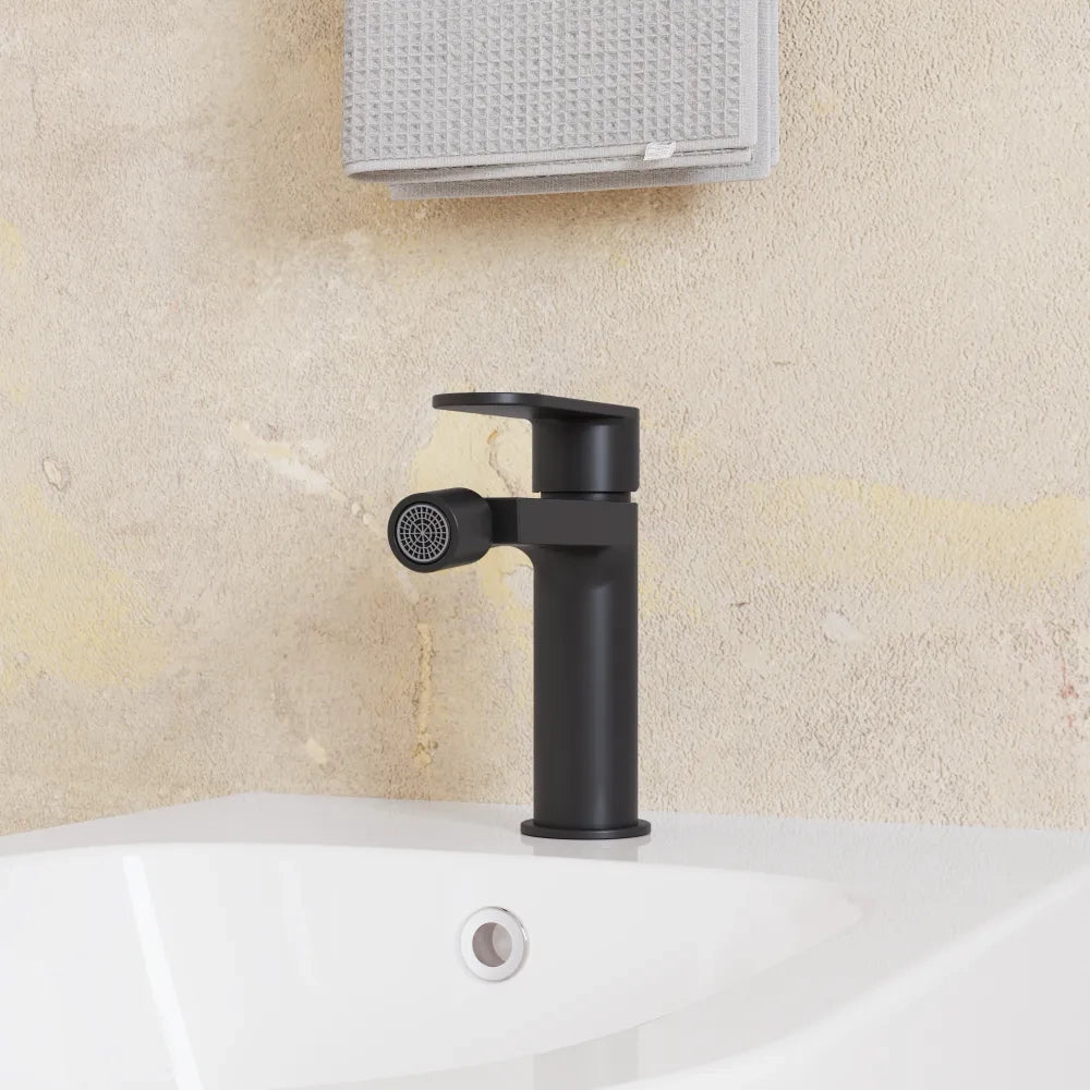 Miscelatore bidet senza scarico nero opaco | Margot