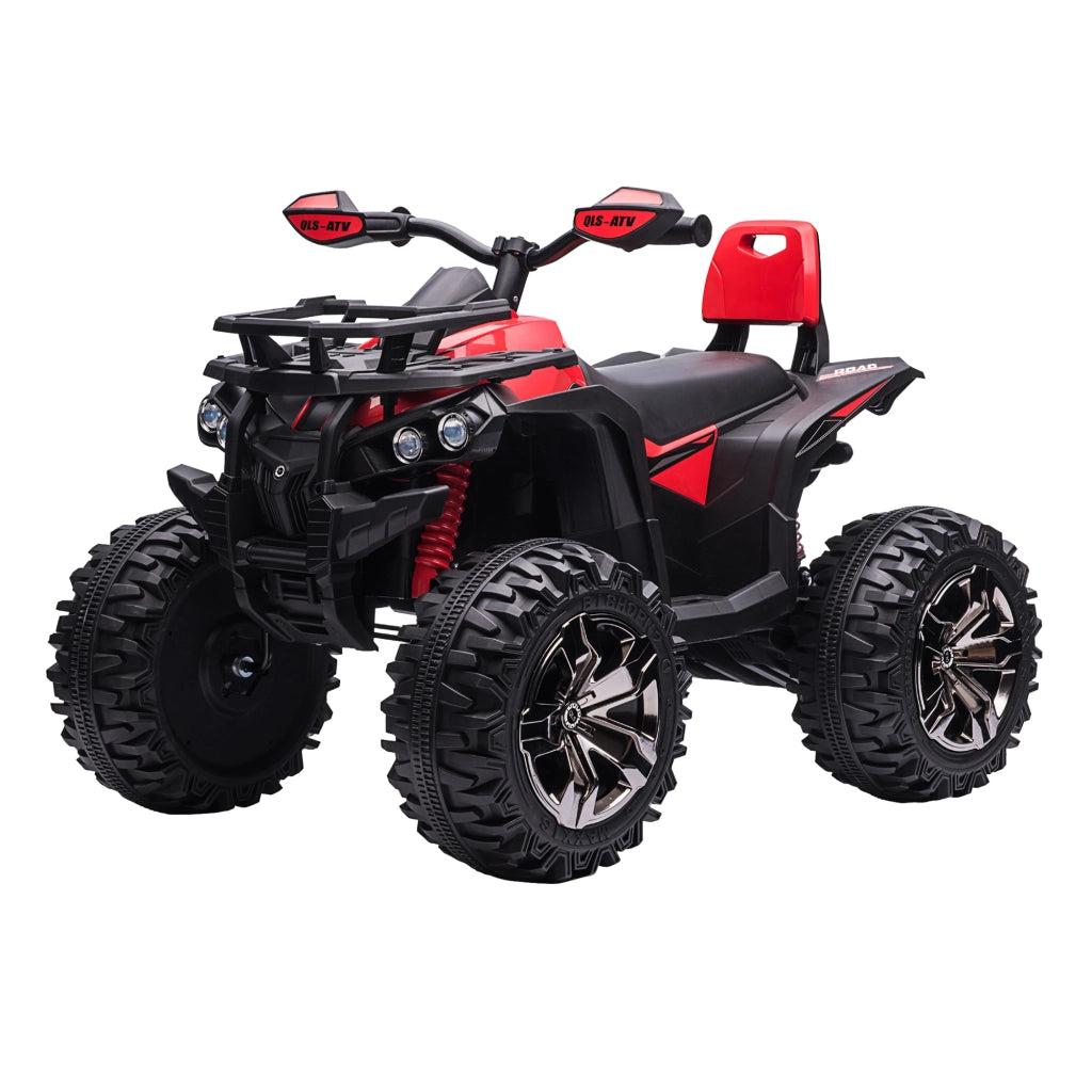 Quad Buggy Elettrico per Bambini 12V ¨C Xylo ¨C Rosso e Nero con Luci LED e Suoni