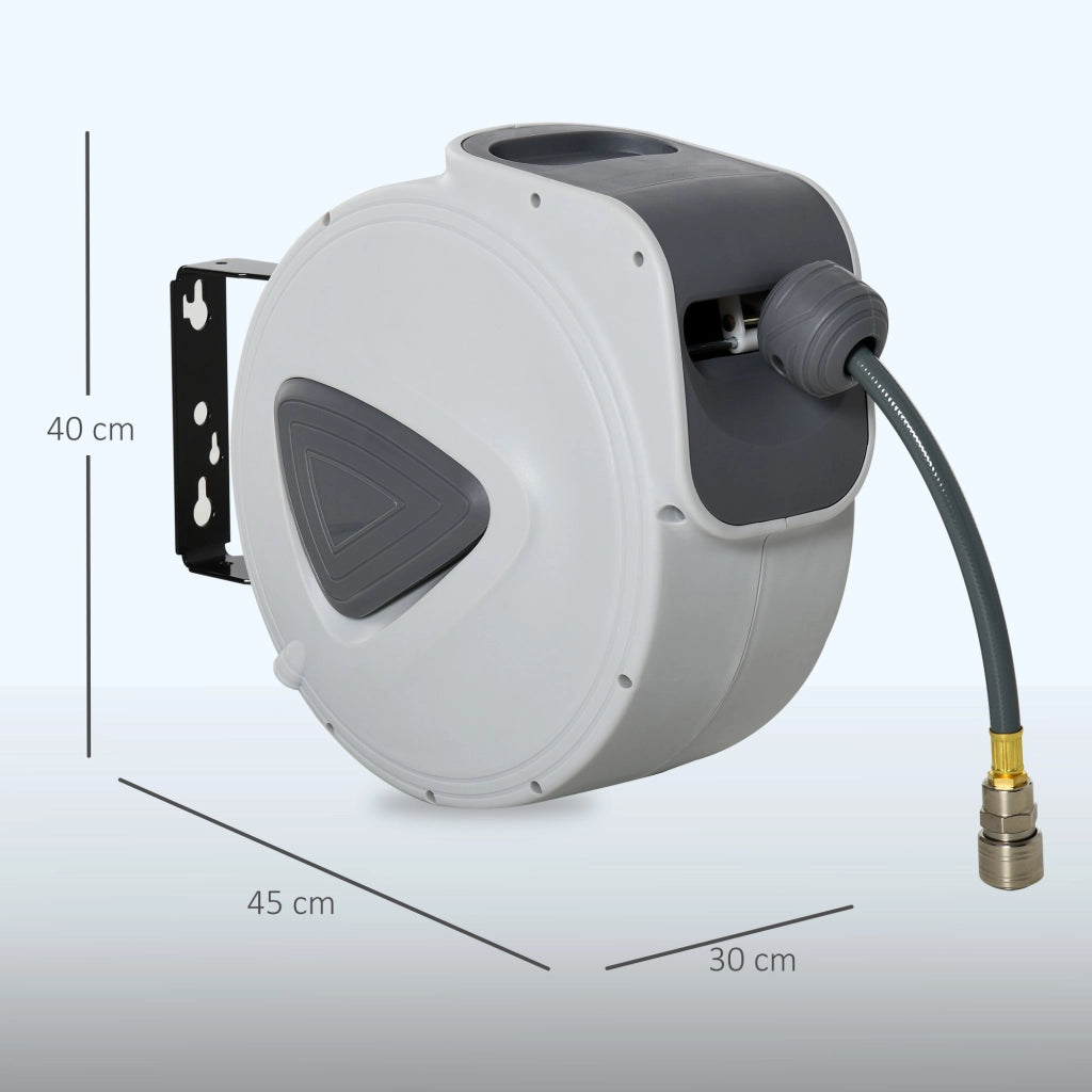 Carrete Mangiare Aria Compresso Automatico ¨C Minimal ¨C Grigio 20m 1/4'' BSP