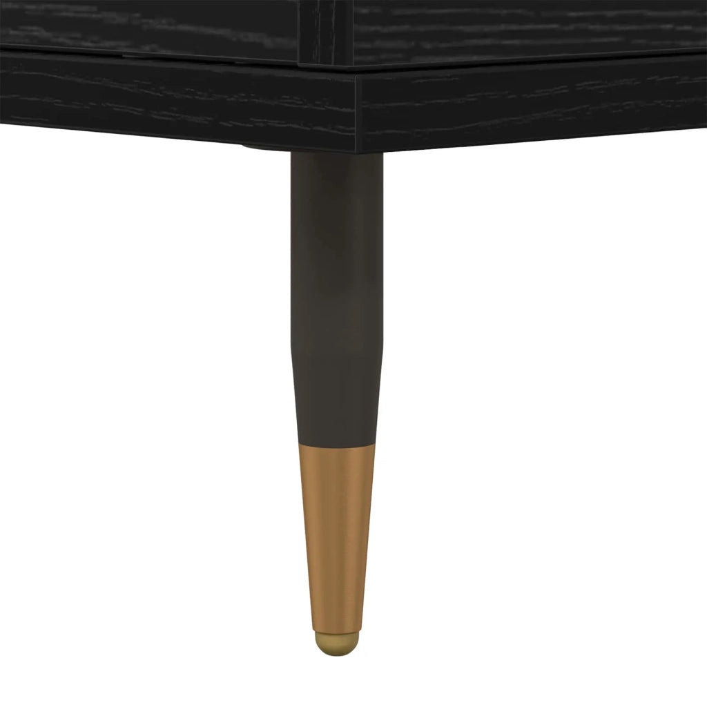 Credenza | Madia | Buffet da pranzo | Armadio da pranzo Rovere Nero 60 x 35 x 70 cm