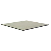 Top tavolo hpl grigio quadro cm 79x79x1