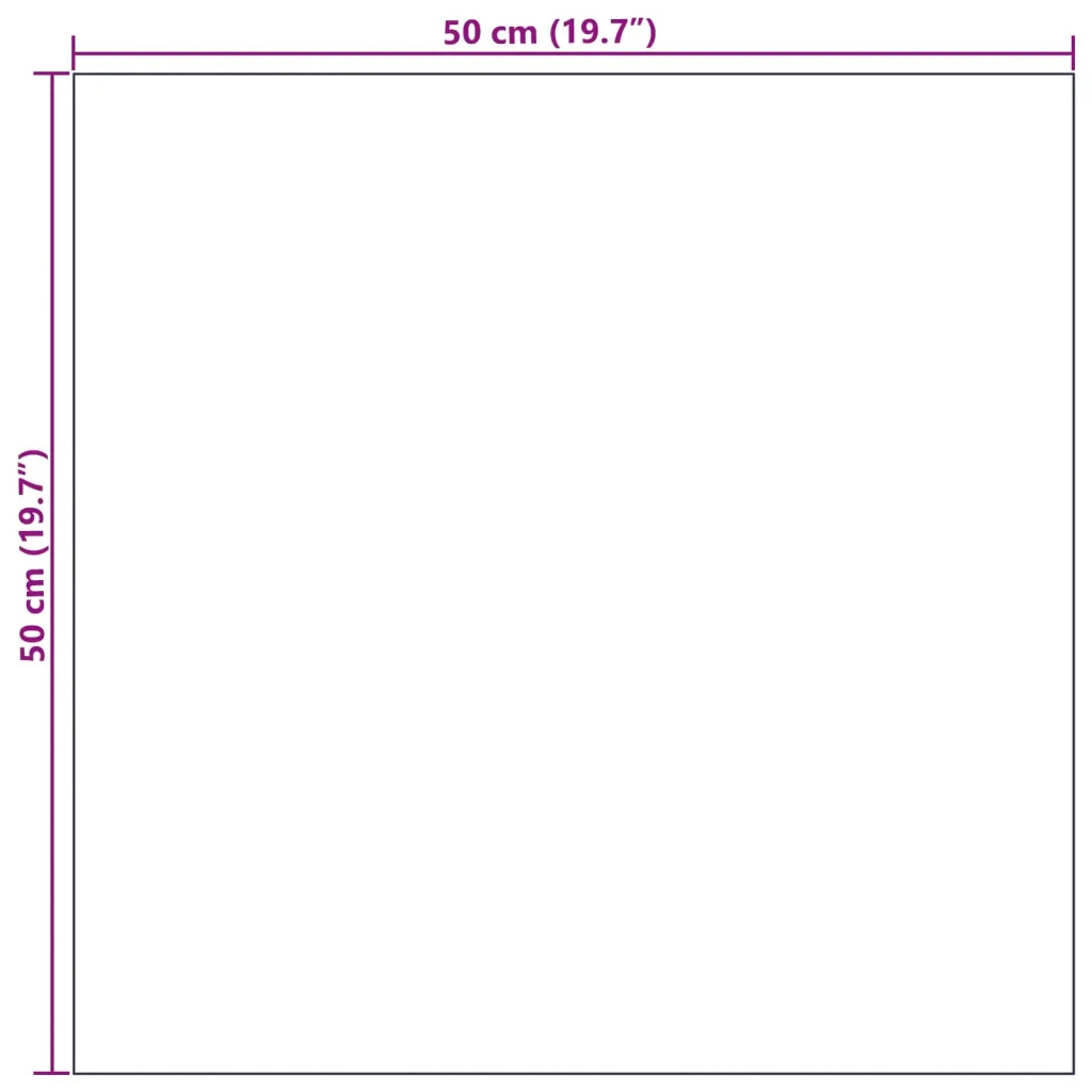 Piastrella per Tappeto Grigio Roccia 50 x 50 cm 36 pz CFW7033176
