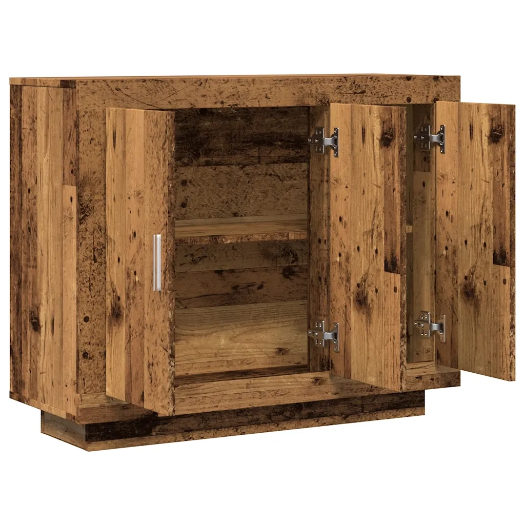 Credenza Legno Antico 92x35x75 cm in Legno Multistrato 856864