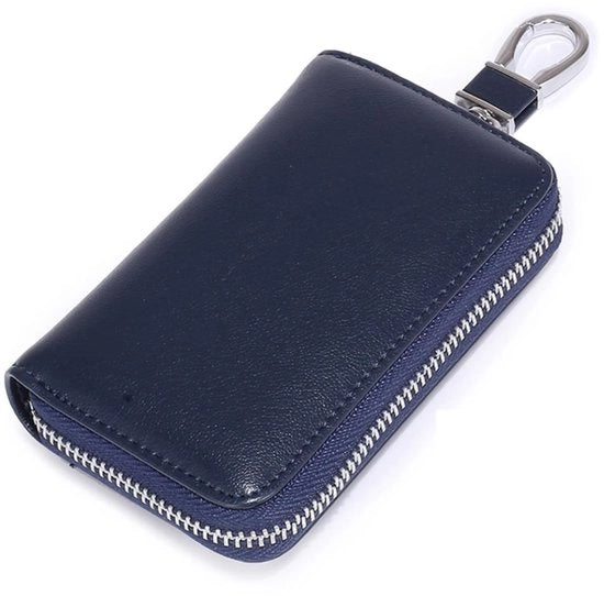 Borsa per le chiavi - Peso zero - Portatile - 6 posizioni per le chiavi - 2 tasche per le tessere - Hanger per le chiavi rimovibile - Piccola borsa per i monete