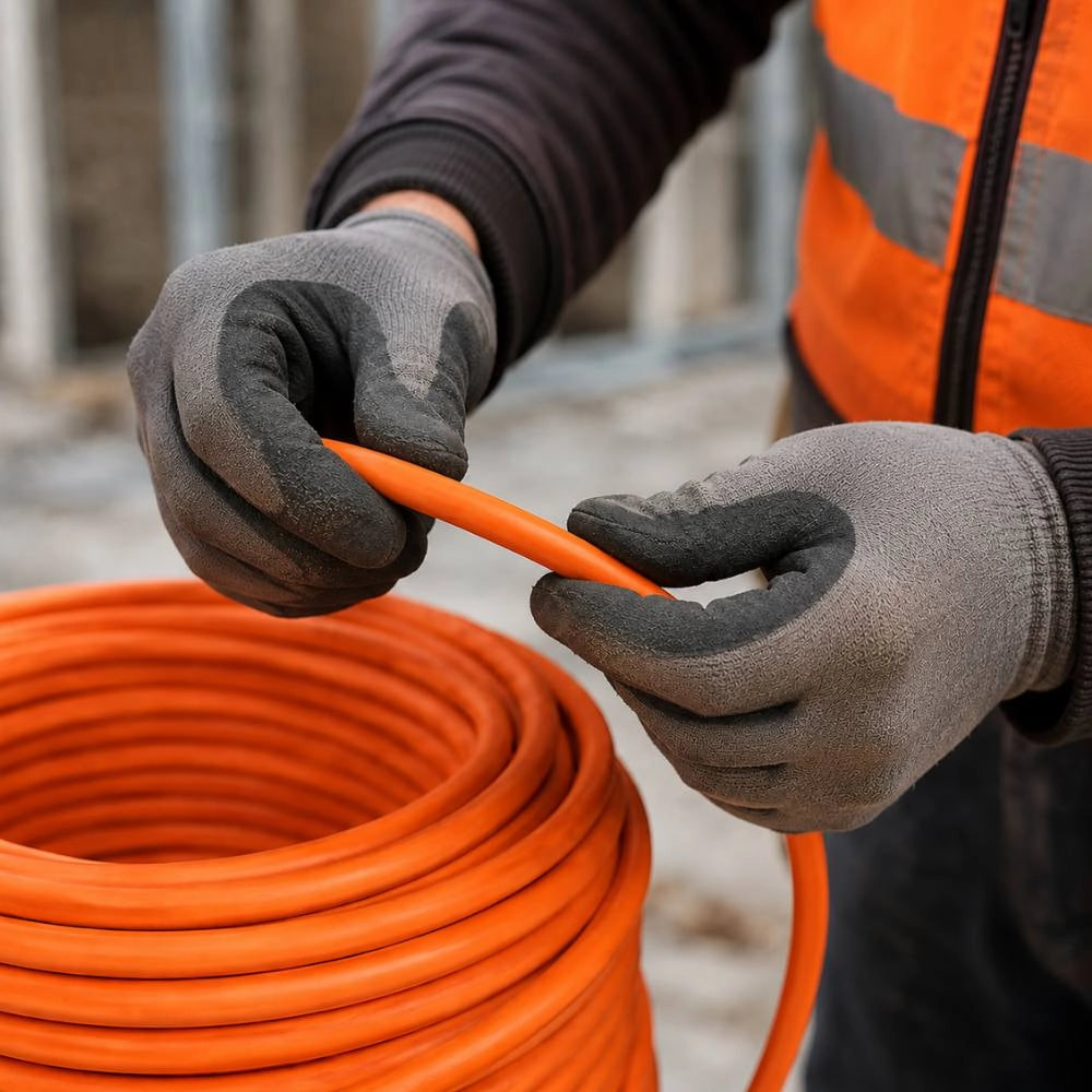 Cavo fror multipolare flessibile antifiamma arancio gommato per impianti *** lunghezza metri 10, sezione conduttore 2...