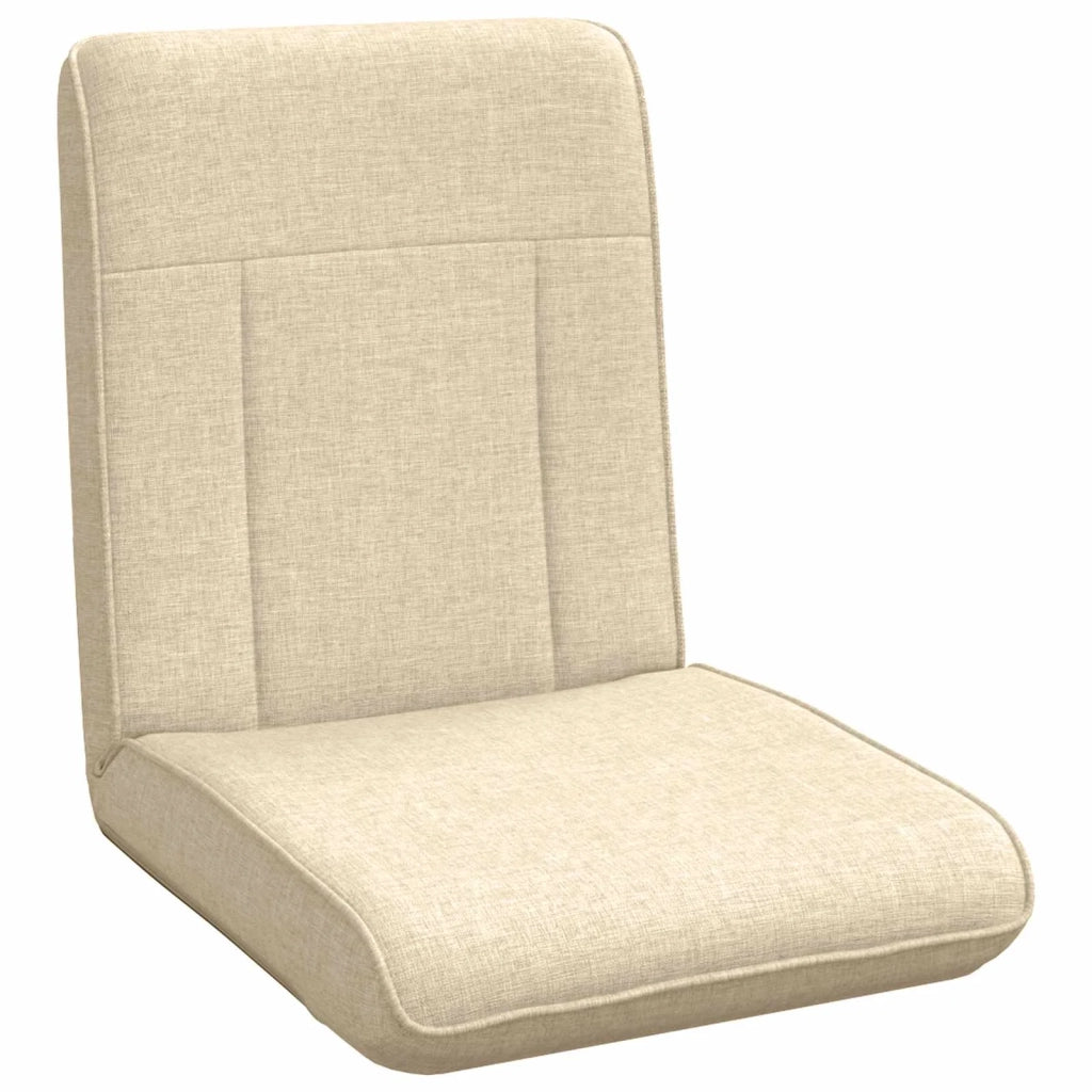 Sedia da Pavimento Crema 50 x 73 x 60 cm Tessuto 42028171