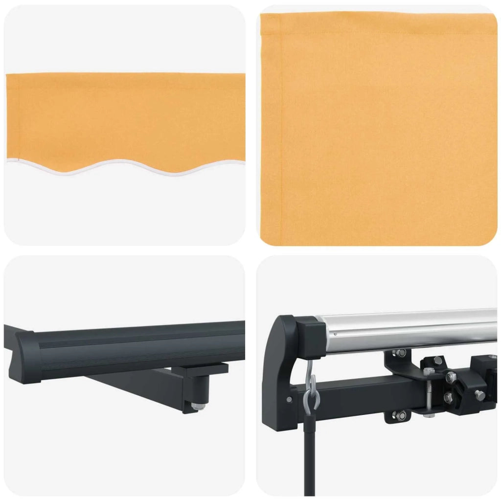 Tenda retrattile Sabbia 2,5 x 2 m Tessuto 3425608