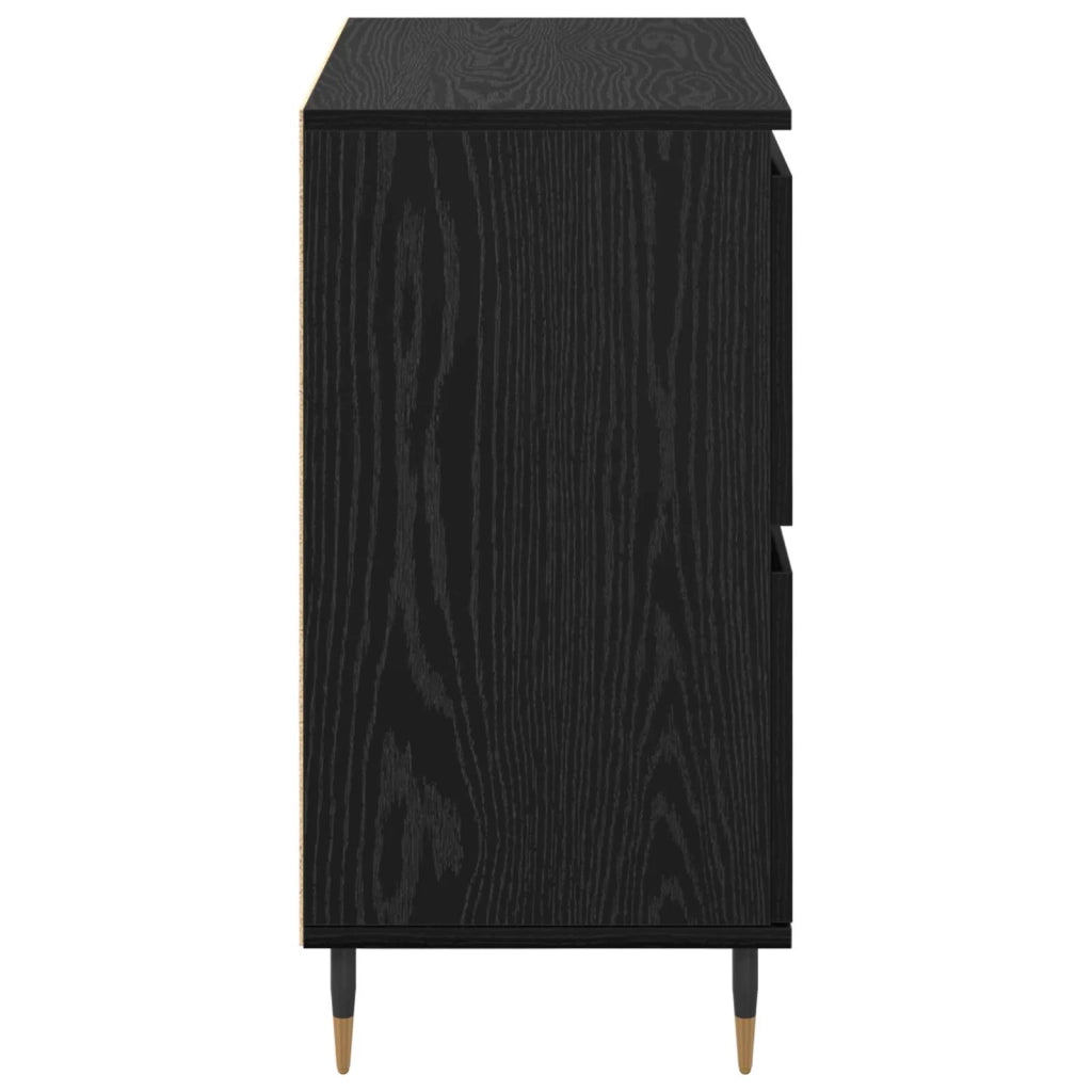 Armadio 2 pcs Rovere Nero 60 x 35 x 70 cm 3394529