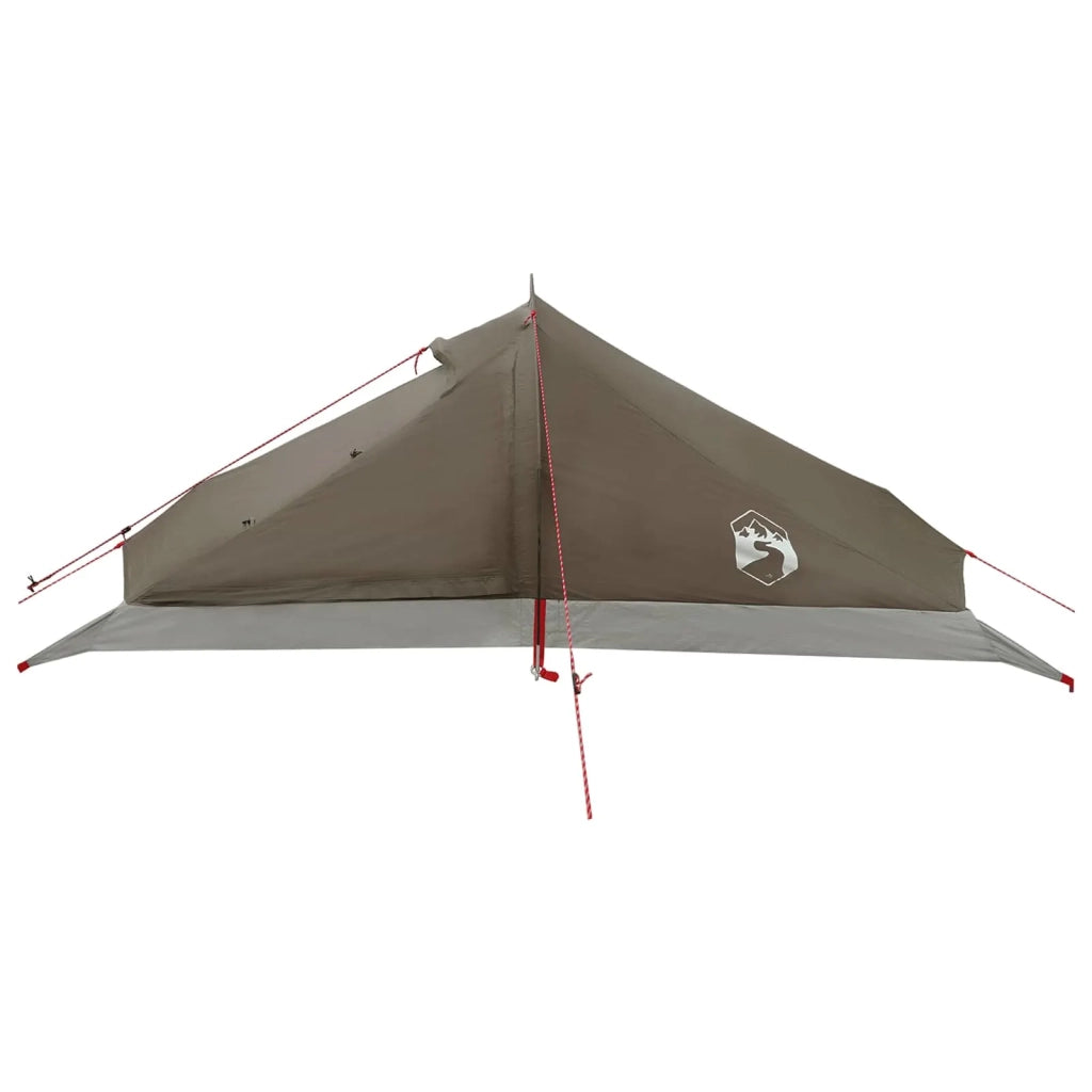 Tenda da backpacking Marrone e Grigio 4 persone