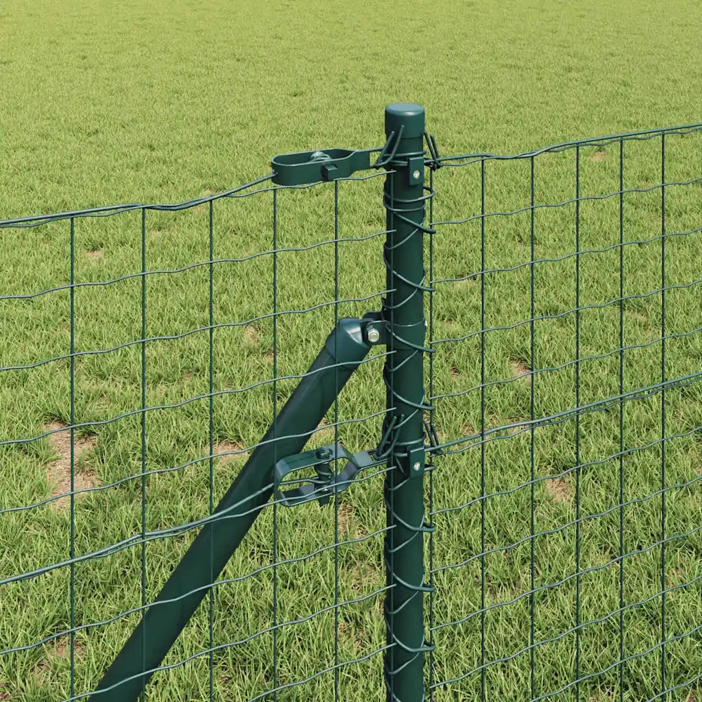 Palo della recinzione 13 pcs Verde Acciaio 42004191