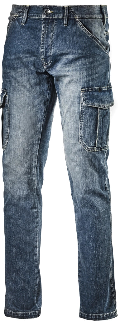 Diadora PANTALONE JEANS CARGO DENIM Col. Blu Mis. 34 (50)
