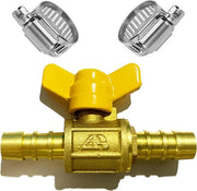 Slangventile per doppia via, per tubi ID 10 mm - 11 mm
