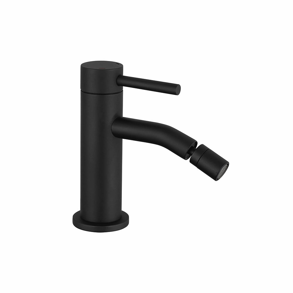 Coppia miscelatori lavabo ad incasso bidet senza scarico nero opaco | Bette