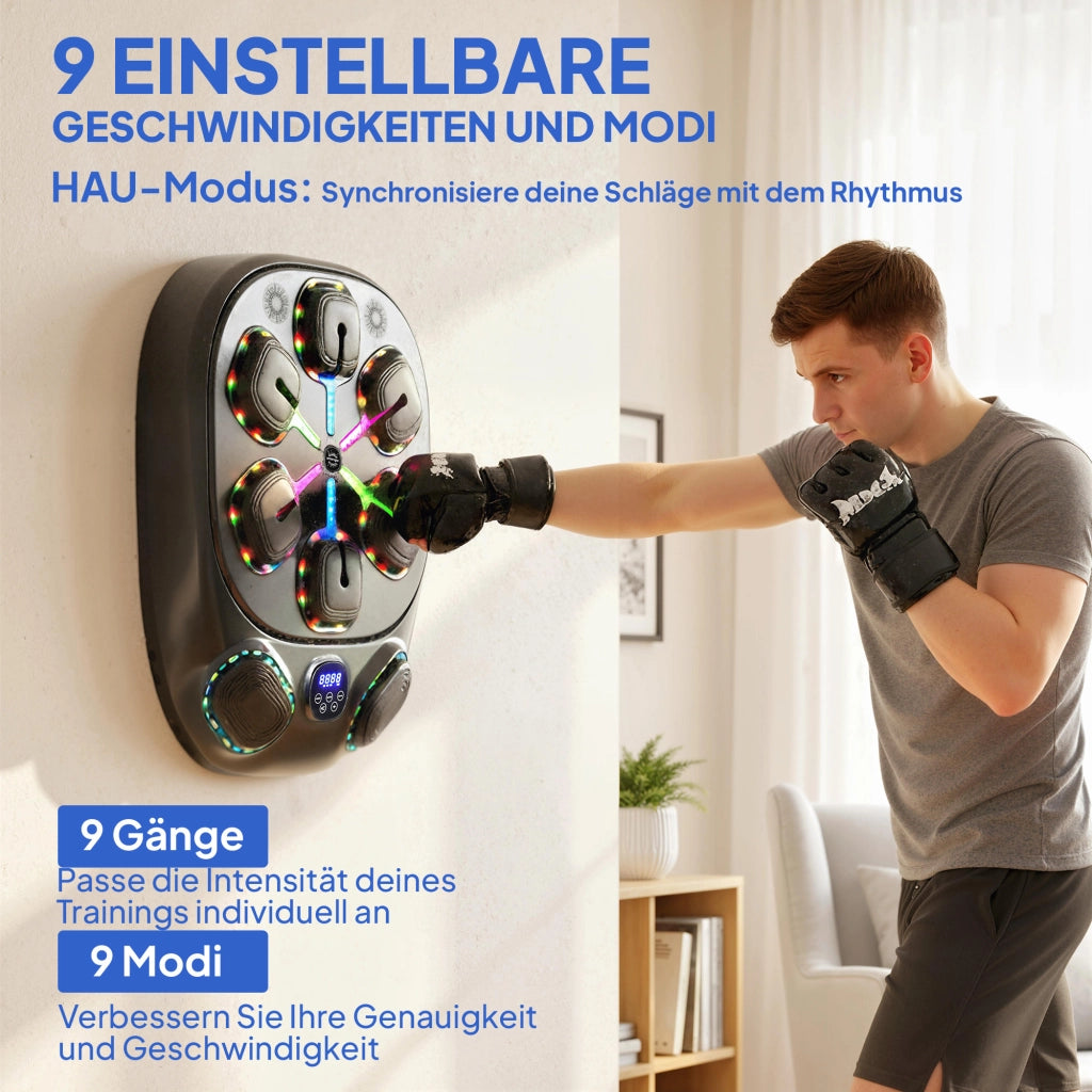 Macchina da Boxe Musicale ¨C Xylo ¨C LED Bluetooth 9 Velocit¨¤