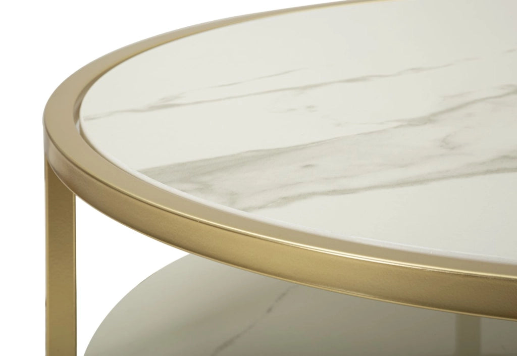 TAVOLINO DA CAFFÈ SHARON CM Ø 75X40