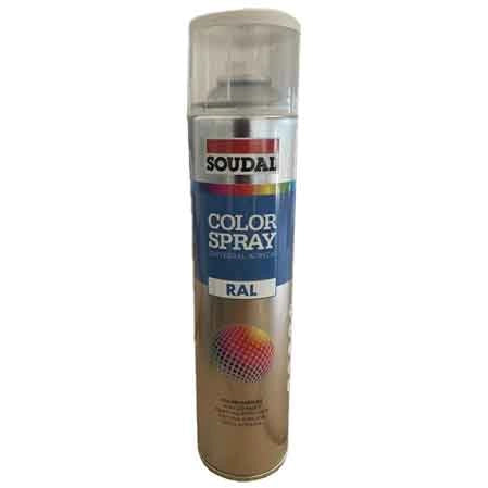 BOMBOLETTA SPRAY ACRILICO UNIVERSALE SOUDAL 600 ML Nero Opaco RAL 9005 - 6 pezzi- SOUDAL