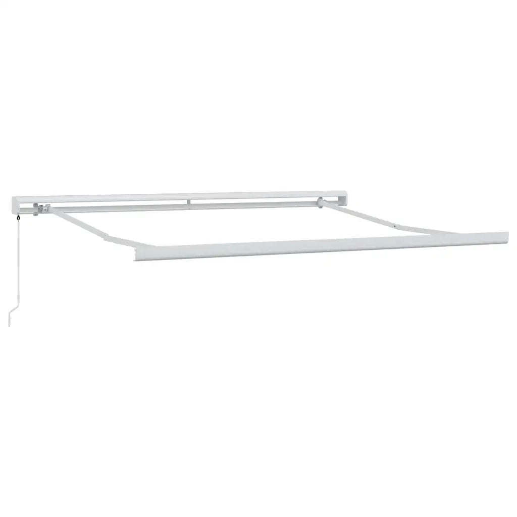 Tenda retrattile Rosso e Nero 350 x 250 cm Tela e Alluminio 3330237