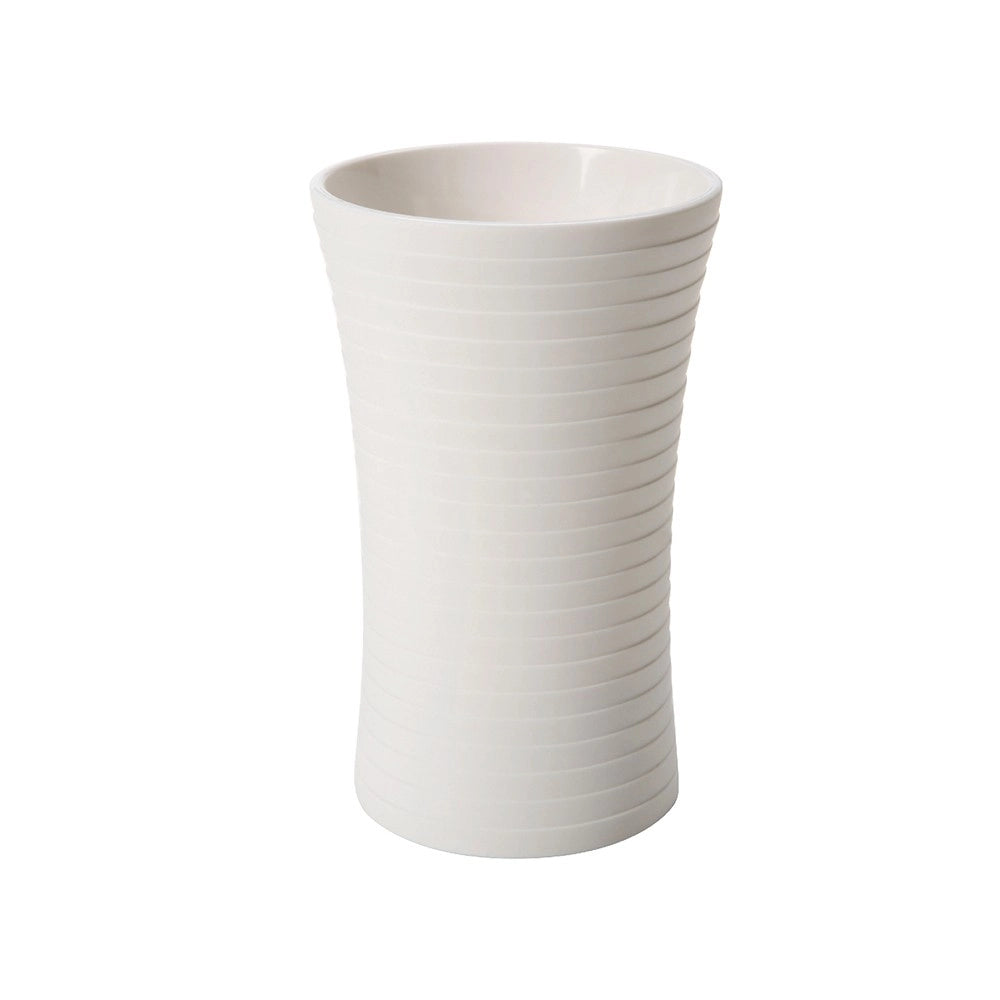 Bicchiere bianco - serie bowling