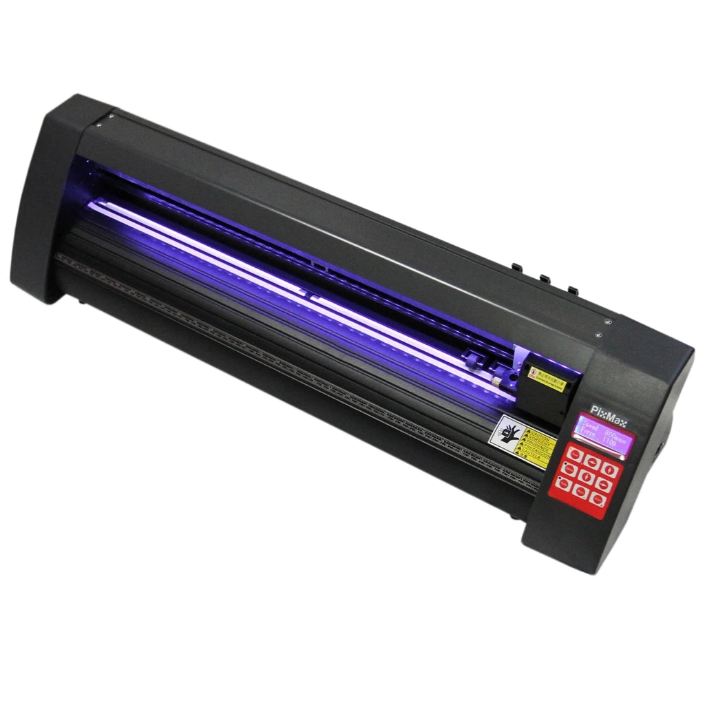 Plotter da Taglio Vinile Macchina per Taglio e Incisione Insegne Etichette Guida Laser - Abbonamento 12 Mesi Software Signcut Pro - LED - 720mm - Compatibile Mac