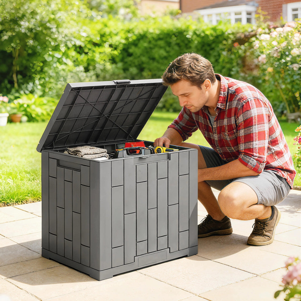 Baule per Esterno 114L ¨C zephmum ¨C Grigio
